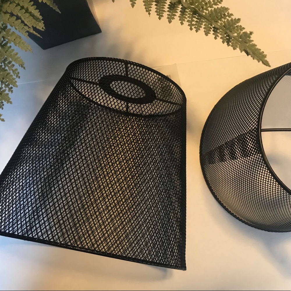 Black Metal Lamp Shades
